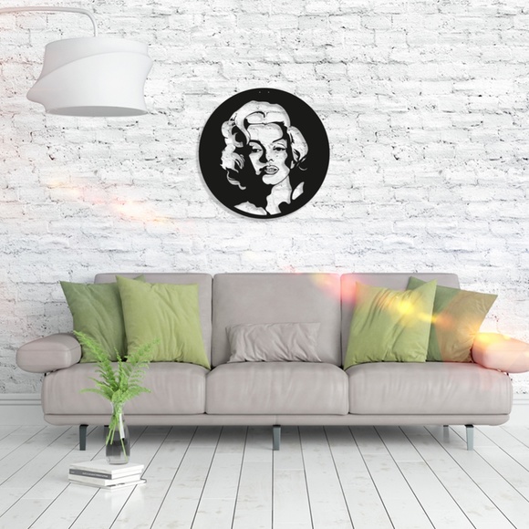 Marilyn Monroe Metal Wall Decor - Picture 2 of 2